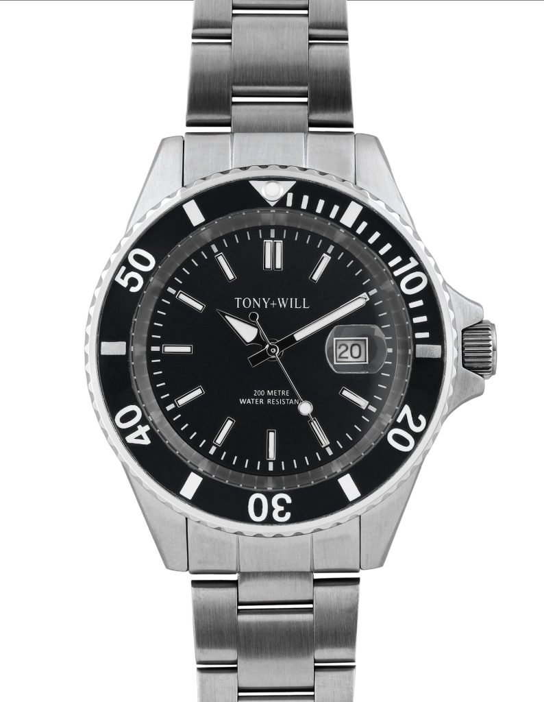 TWM012B SILVER/BLACK