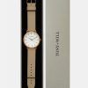 TWT000W Matt Rose Gold White Stone - Image 3